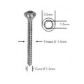 śruba korowa 1,5mm, dł. 14mm