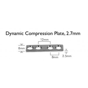 płytka DCP LC 3,5mm 4-otworowa