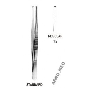 pęseta chirurgiczna STANDARD dł. 14,5cm, 1x2zęby