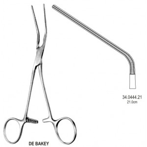 kleszcze DE BAKEY dł. 21cm, atraumatyczne