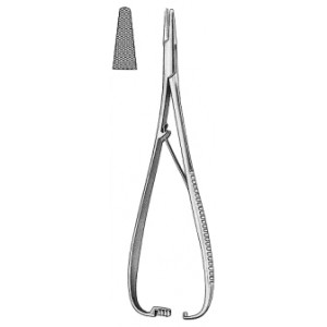 igłotrzymacz MATHIEU długość 14cm, uchwyt z zamkiem